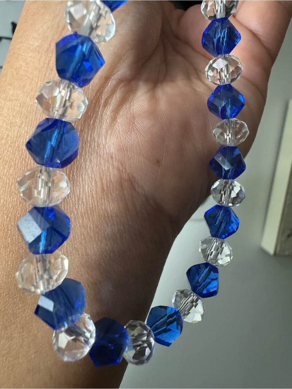 Bling Bling Crystal and Blue Phone/Key/Bag Chain #P1074